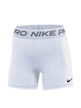 NWT Nike White Pro 365 5” Shorts Size Small